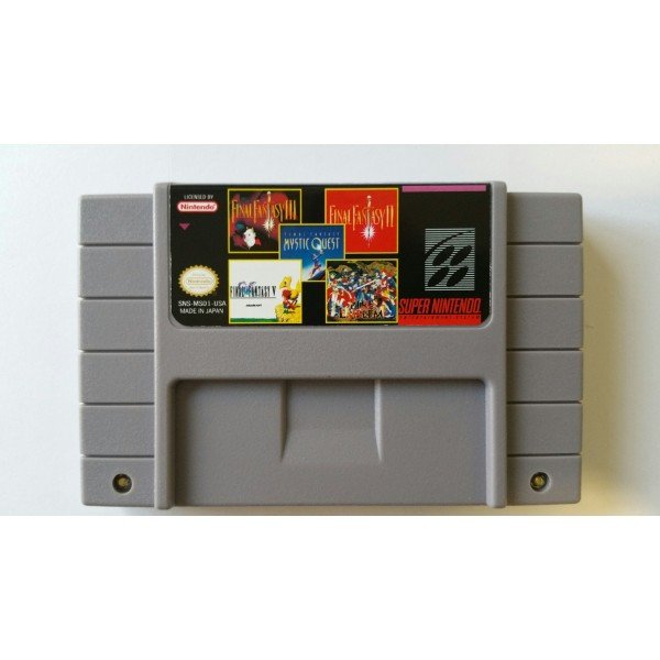 5 IN 1 FINAL FANTASY SNES USA VERSION
