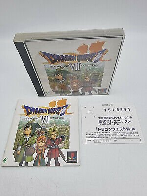 DRAGON QUEST VII PLAYSTATION PSX JAPAN USED