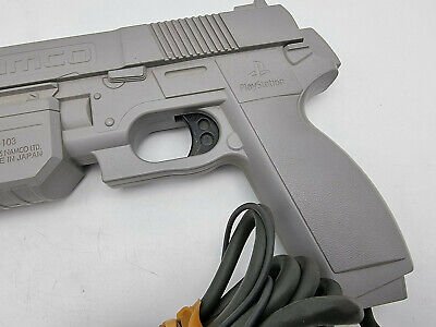 SONY PLAYSTATION GUNCON GUN JAPAN USED TESTED - Image 4