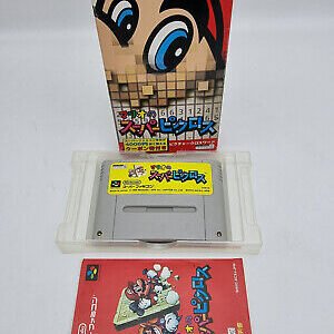 MARIO NO SUPER PICROSS SUPER FAMICOM JAPAN USED
