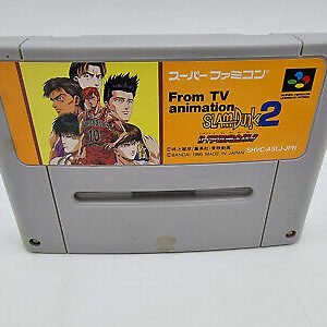 FROM TV ANIMATION SLAMDUNK 2 SUPER FAMICOM NO BOX USED