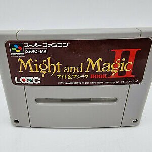 MIGHT AND MAGIC II SUPER FAMICOM NO BOX USED