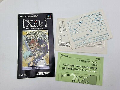 XAK SUPER FAMICOM JAPAN USED - Image 8