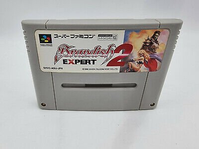 BRANDISH 2 EXPERT SUPER FAMICOM NO BOX USED