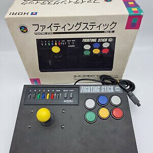 HORI FIGHTING STICK NINTENDO SUPER FAMICOM BOX JAPAN USED