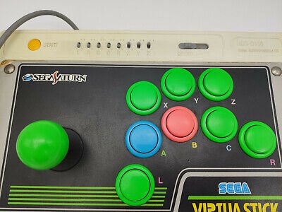 ES-SEGA SATURN VIRTUA STICKER CONTROLLER HSS-0136 JAPAN USED - Image 2
