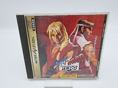 STREET FIGHTER ZERO JAPAN VERSION SEGA SATURN USED TESTED