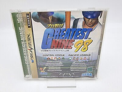 GREATEST NINE 98 JAPAN VERSION SEGA SATURN USED TESTED