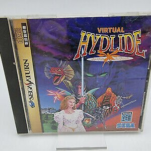 VIRTUAL HYDLIDE JAPAN VERSION SEGA SATURN USED TESTED
