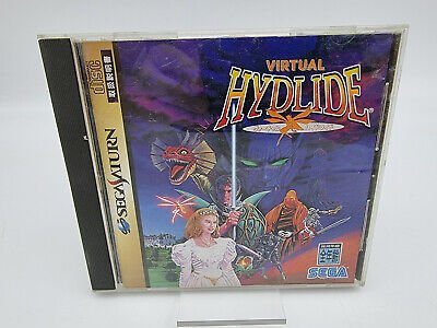 VIRTUAL HYDLIDE JAPAN VERSION SEGA SATURN USED TESTED