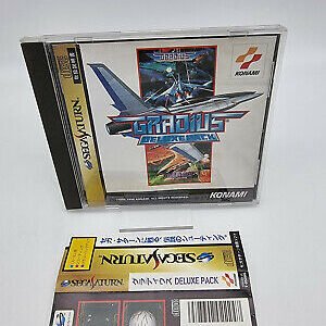 GRADIUS DELUXE PACK JAPAN VERSION SEGA SATURN USED TESTED