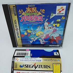 JIKKYOU OSYABERI PARODIUS SPINE CARD JAPAN VERSION SEGA SATURN USED TESTED