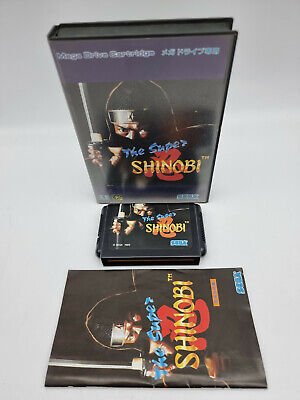 THE SUPER SHINOBI SEGA MEGADRIVE JAPAN USED TESTED