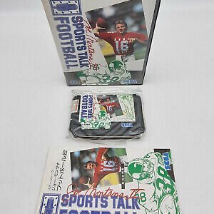 JOE MONTANA II SPORTS TALK FOOTBALL SEGA MEGADRIVE JAPAN USED TESTED
