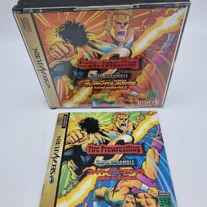 FIRE PROWRESTLING S 6MEN SCRAMBLE JAPAN VERSION SEGA SATURN USED TESTED