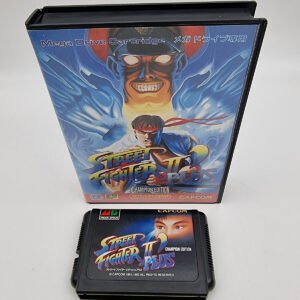 STREET FIGHTER II PLUS CHAMPION EDITION NO MANUAL SEGA MEGADRIVE JAPAN USED