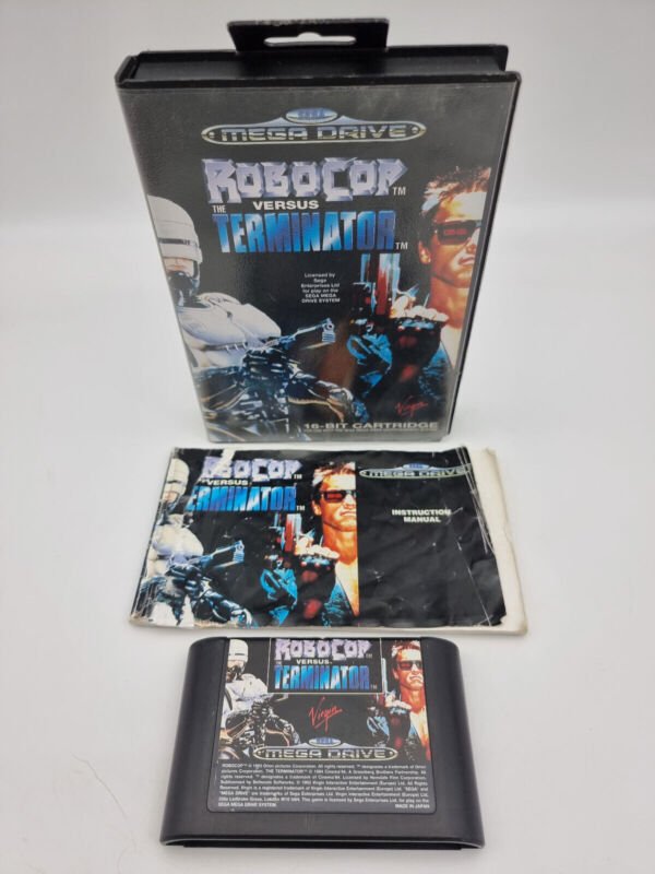 ROBOCOP VERSUS TERMINATOR SEGA MEGADRIVE PAL USED