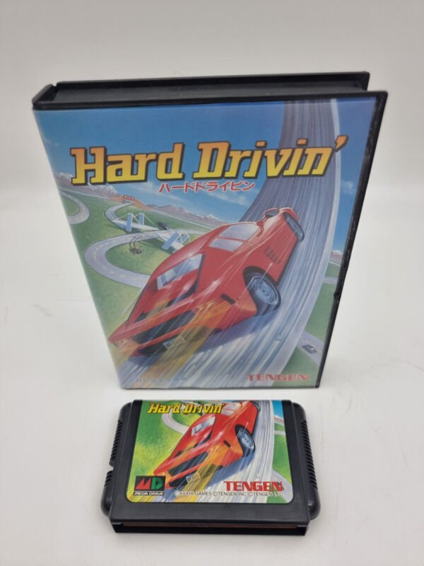 HARD DRIVIN NO MANUAL SEGA MEGADRIVE JAPAN USED