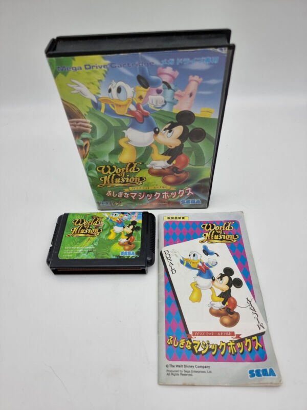 WORLD OF ILLUSION SEGA MEGADRIVE JAPAN USED