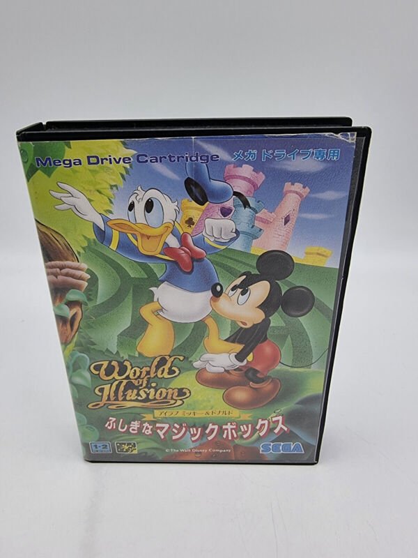 WORLD OF ILLUSION SEGA MEGADRIVE JAPAN USED - Image 2