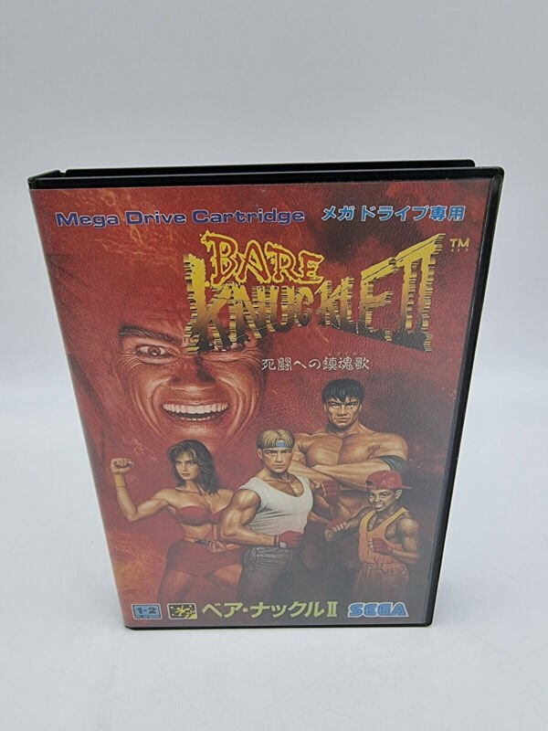 BARE KNUCKLE II NO MANUAL SEGA MEGADRIVE JAPAN USED - Image 2