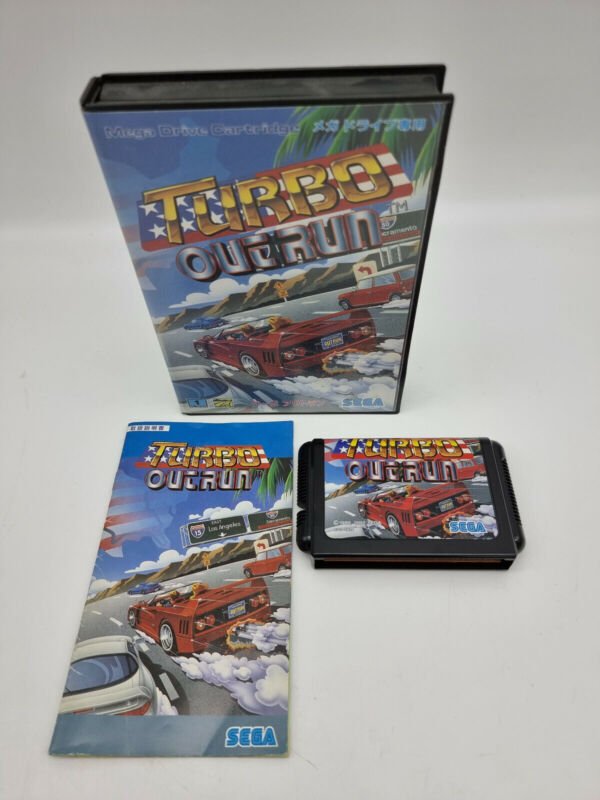 TURBO OUTRUN SEGA MEGADRIVE JAPAN USED