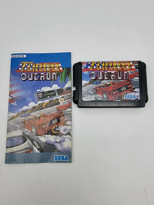 TURBO OUTRUN SEGA MEGADRIVE JAPAN USED - Image 5