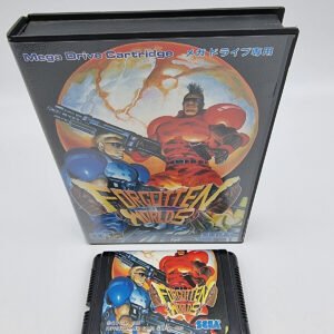 FORGOTTEN WORLDS NO MANUAL SEGA MEGADRIVE JAPAN USED