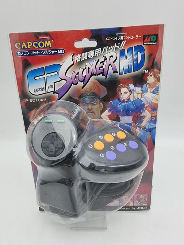CP CAPCOM PAD SOLDIER MD FOR MEGADRIVE JAPAN BRAND NEW
