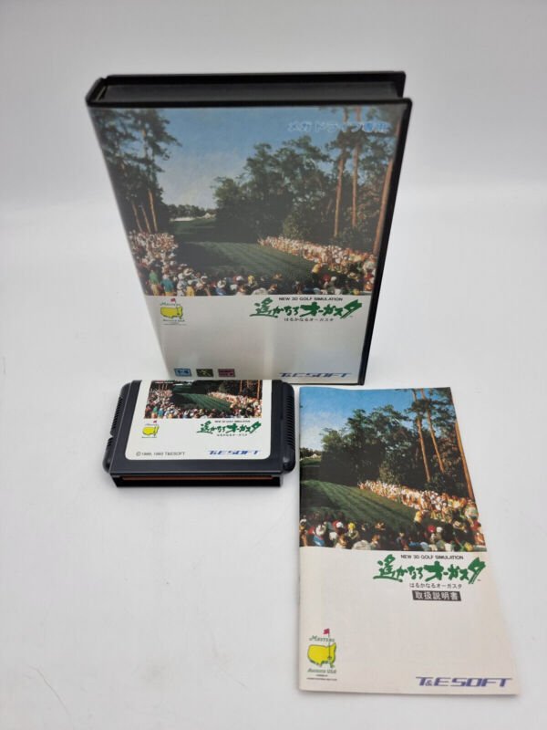 NEW 3D GOLF SIMULATION SEGA MEGADRIVE JAPAN USED