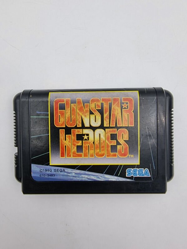 GUNSTAR HEROES NO MANUAL MEGADRIVE JAPAN USED - Image 5
