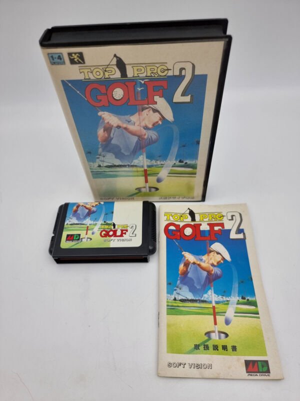TOP PRO GOLF 2 SEGA MEGADRIVE JAPAN USED