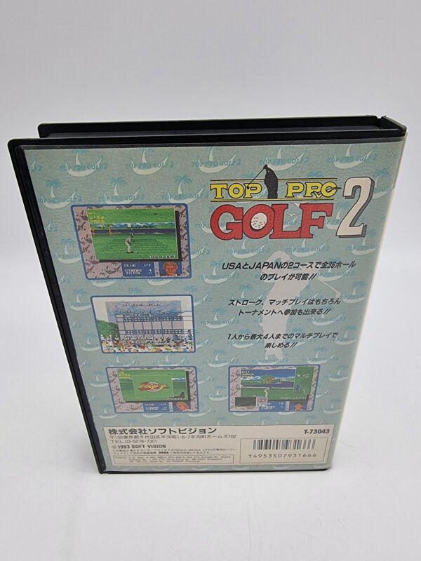 TOP PRO GOLF 2 SEGA MEGADRIVE JAPAN USED - Image 3