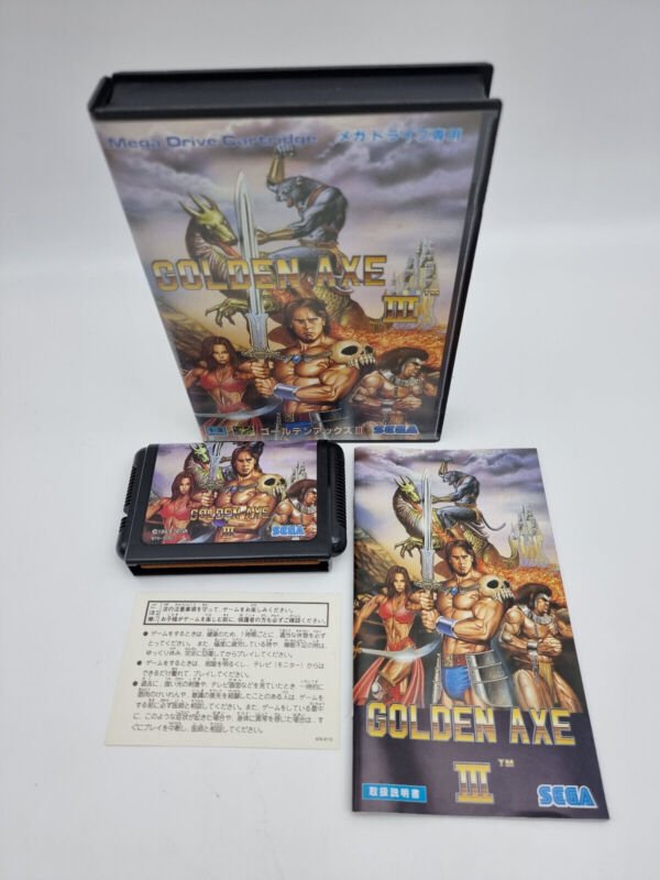GOLDEN AXE III SEGA MEGADRIVE JAPAN USED