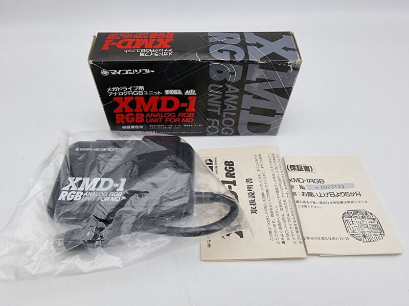 XMD-1 ANALOG RGB UNIT FOR MEGADRIVE JAPAN USED