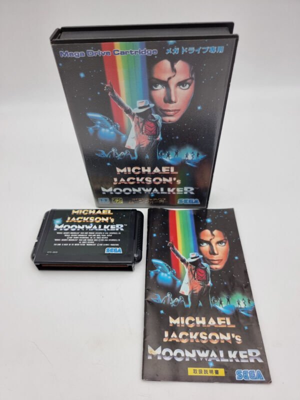 MICHAEL JACKSON S MOONWALKER SEGA MEGADRIVE JAPAN USED