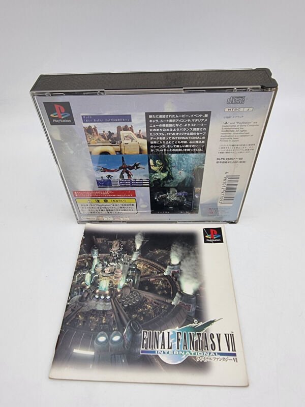 FINAL FANTASY VII INTERNATIONAL PLAYSTATION PSX PS1 JAPAN USED - Image 2