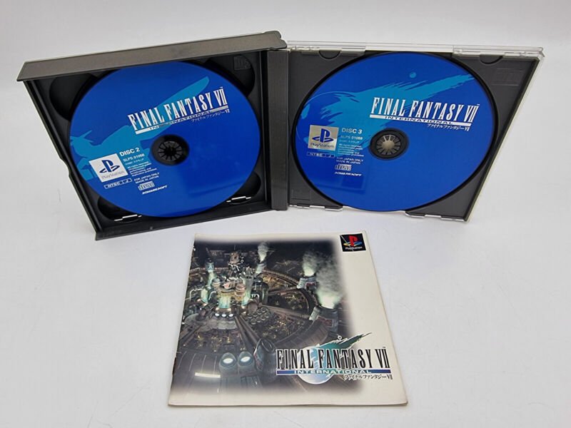 FINAL FANTASY VII INTERNATIONAL PLAYSTATION PSX PS1 JAPAN USED - Image 6