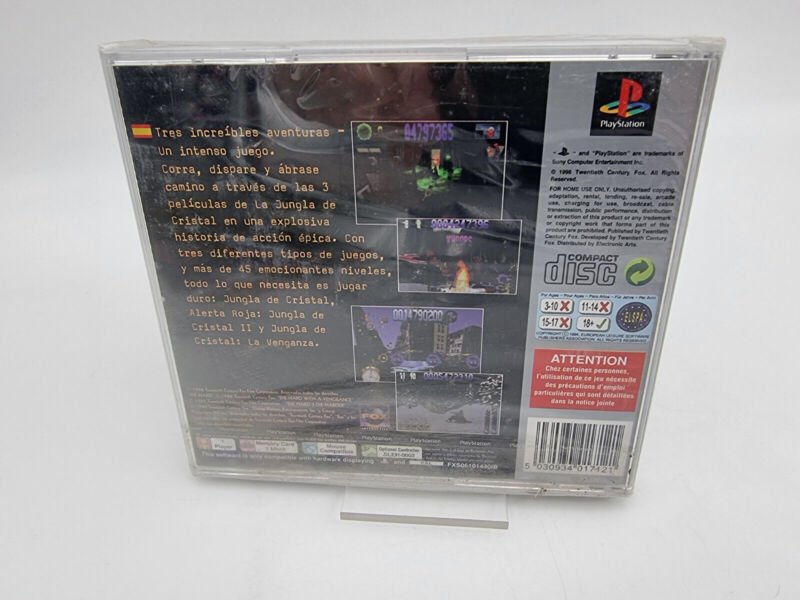 JUNGLA DE CRISTAL LA TRILOGIA PLAYSTATION 1 PS1 PAL ESPAÑA NEW SEALED - Image 2