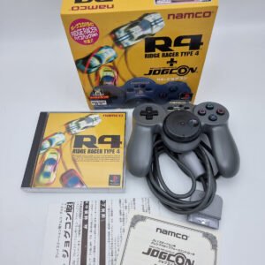 RIDGE RACER TYPE 4 + JOGCON BOX SET PLAYSTATION PS1 PSX JAPAN LIKE NEW