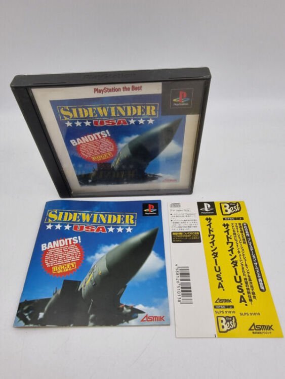 SIDEWINDER USA PLAYSTATION PS1 PSX JAPAN USED