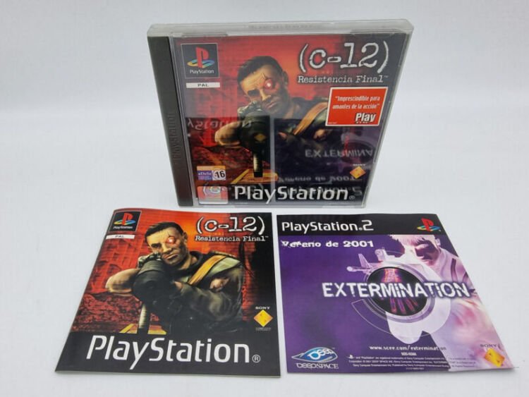 C-12 RESISTENCIA FINAL PLAYSTATION 1 PS1 PAL ESPAÑA USED TESTED