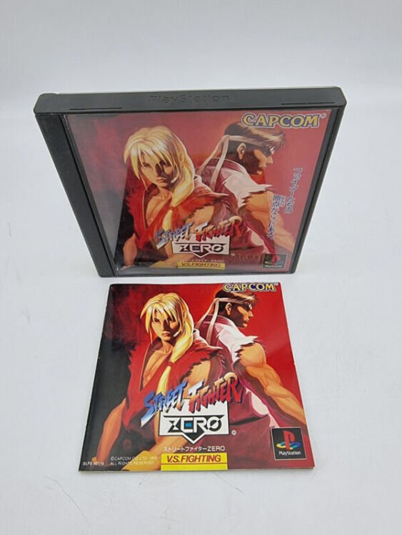 STREET FIGHTER ZERO PLAYSTATION PSX JAPAN