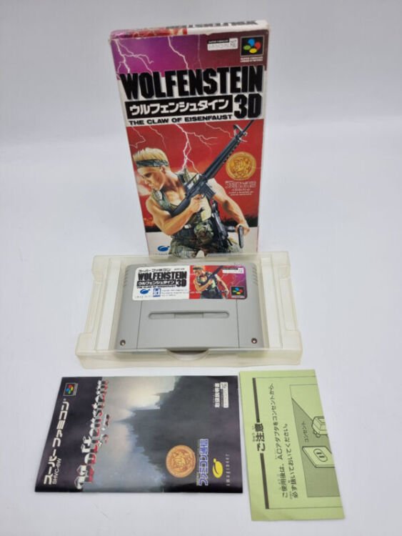 WOLFENSTEIN 3D SUPER FAMICOM JAPAN USED