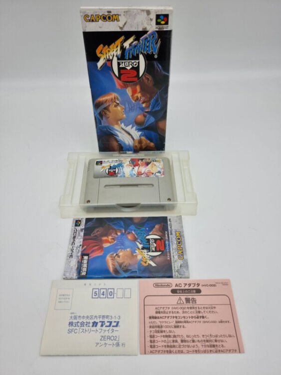 STREET FIGHTER ZERO 2 SUPER FAMICOM JAPAN USED