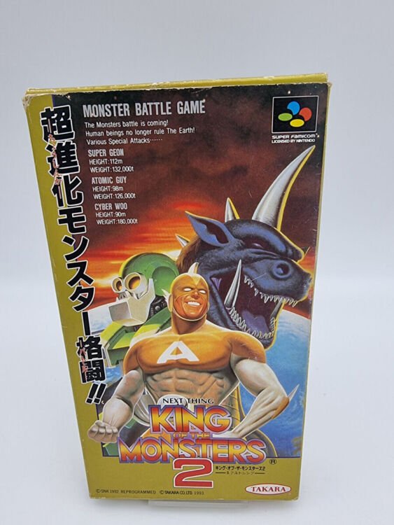 KING OF THE MONSTERS 2 SUPER FAMICOM JAPAN USED - Image 2