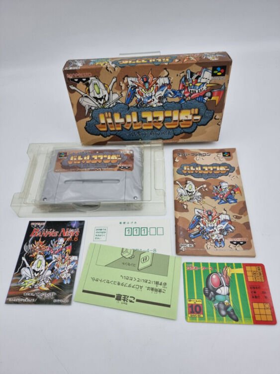 BATTLE COMMANDER HACHIBUSHU SURA NO HEIHOU SUPER FAMICOM JAPAN USED
