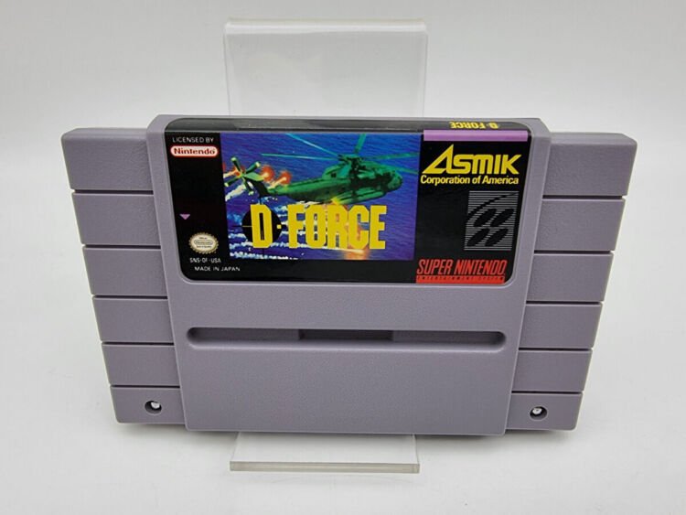 D-FORCE SUPER NINTENDO USA NO BOX USED