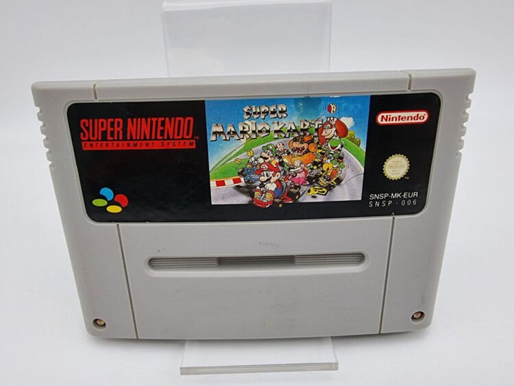 SUPER MARIO KART SUPER NINTENDO PAL NO BOX USED
