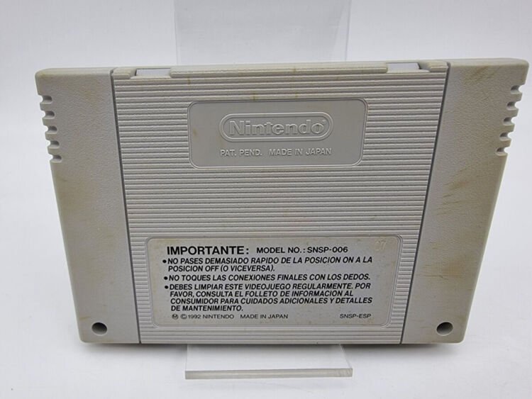 U.N. SQUADRON SUPER NINTENDO PAL NO BOX USED - Image 2